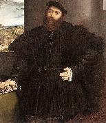 Lorenzo Lotto Portrat eines Edelmannes oil